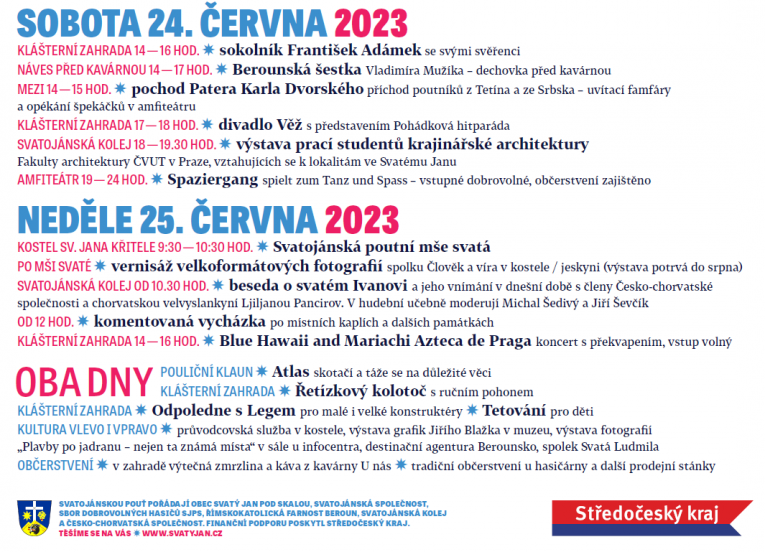 pouť - program